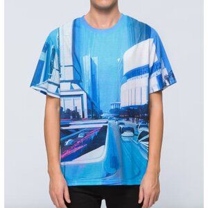 OPENING CEREMONY LA times all over print shirt size XS